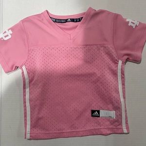 Adidas Fighting Irish Notre Dame pink toddler jersey size 3T